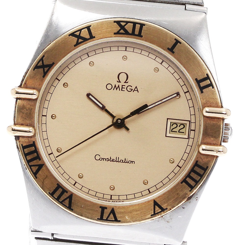 オメガ OMEGA コンステレーション デイト クォーツ メンズ _867689【中古】