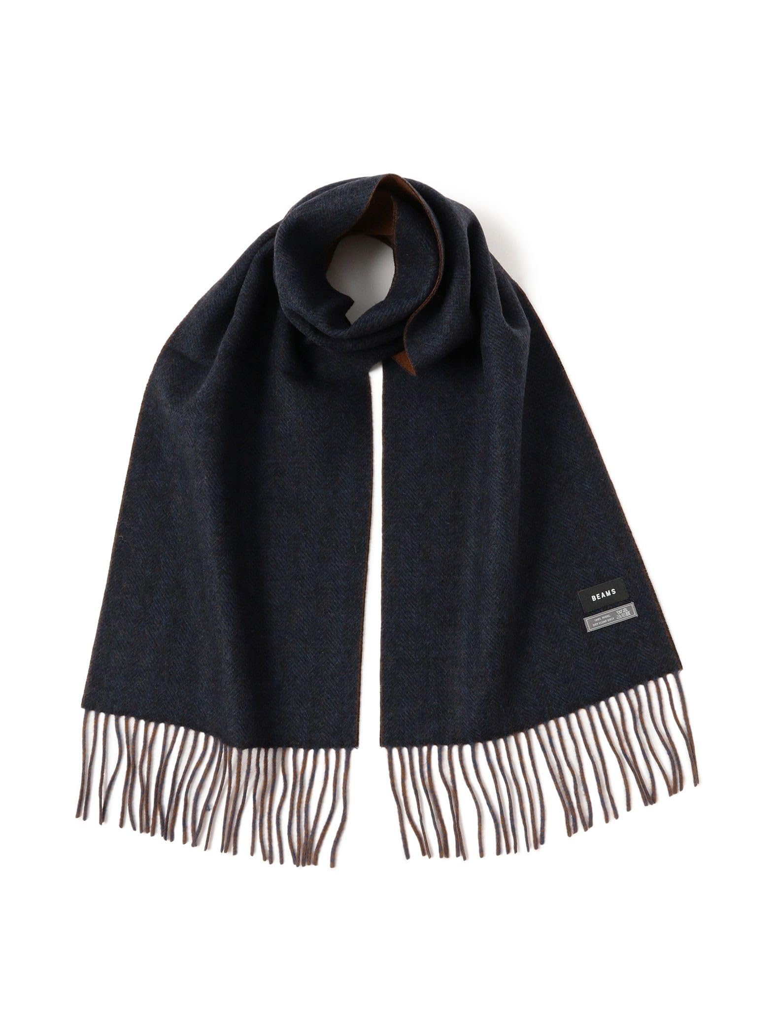 [ビームス] マフラー・スカーフ ヘリンボーン リバーシブル マフラー メンズ 11450336846