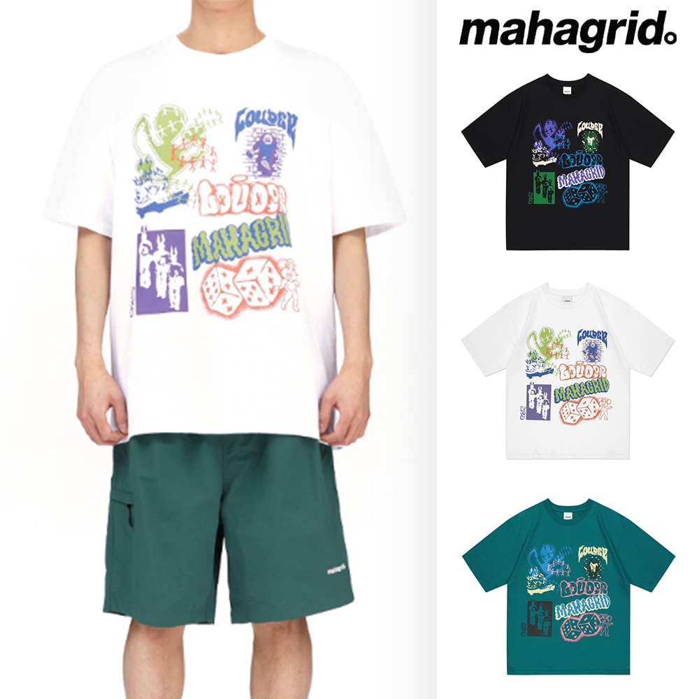 [mahagrid] STREET COLLAGE TEE