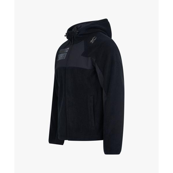 男性パトロールフリースフードジップアップ SPKWCNFT304MBLK 3630827