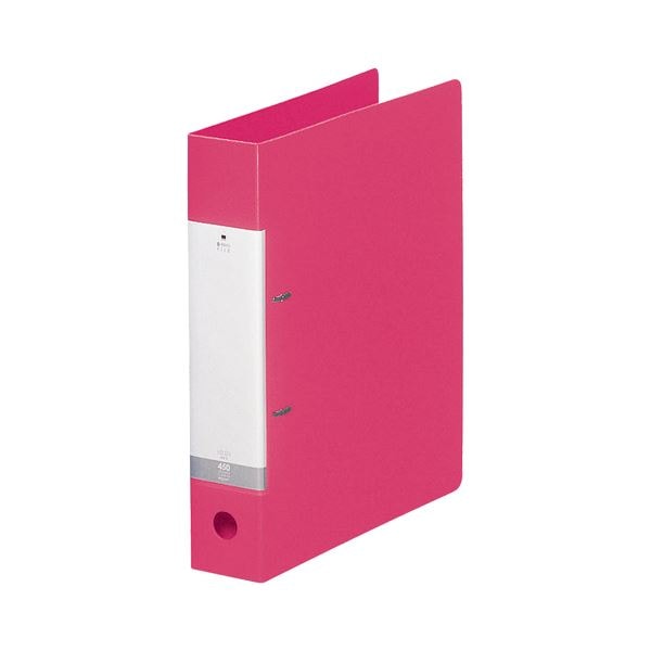 (まとめ) リヒトラブ リクエスト D型リングファイル A4タテ 2穴 450枚収容 背幅56mm 赤 G2240-3 1冊 (×30セット)