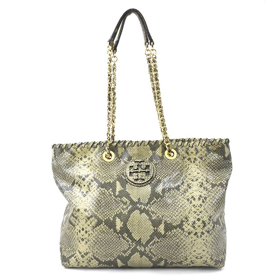 トリーバーチ Tory Burch ショルダーバッグ 型押しレザー ベージュ系 レディース 55984k