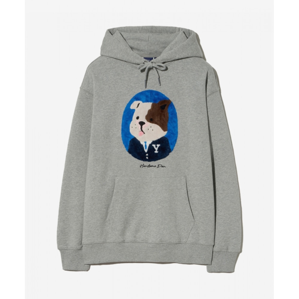 YALE ダンライクプレッピーパーカー_グレー