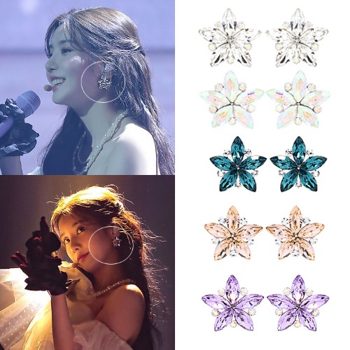 [クォンウンビ着用] ジェラシー_ flower light イヤリング 韓国アイドル着用 イングブランド 韓国ファッションジュエリー デイリーアクセサリー 人気ジュエリー大学生ファッション 6,966円