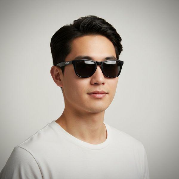 オークリー Frogskins アジアンフィット ポリッシュド ブラック/プリズム グレー (OO9245-75/OO9245-7554) 271496