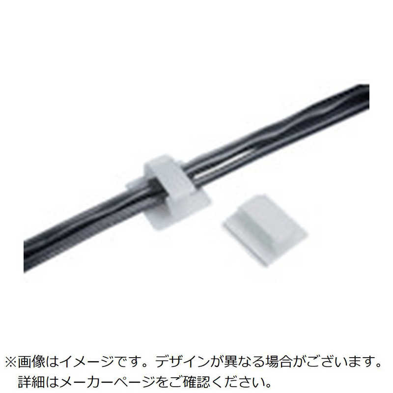 パンドウイット　パンドウイット固定具コードクリップゴム系粘着テープ付きナチュラル 　BEC75AT