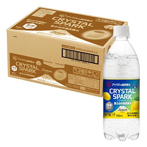 アイリスオーヤマ 炭酸水 レモン 500ml ×24本 富士山の強炭酸水 バナジウム含有 強炭酸水 ペットボトル 静岡県産 ケース 500ミリリットル ボトル 割り材