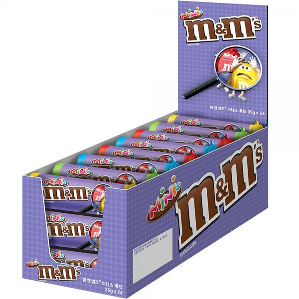 M&Mズミニストチューブチョコレート 엠앤엠즈 미니스 튜브 초콜릿 5,077円