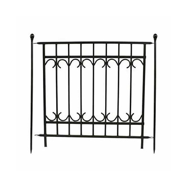 住まいスタイル アイアンフェンス パークアベニュー 基本セット ブラック IPN-7021F-SET メーカー直送