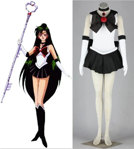 [今日は安い-出荷が早い]特価 美少女戦士セーラームーン 冥王雪奈風 コスプレ衣装 アニメコスプレ衣装　コスチューム　cosplay ハロウィン クリスマス服品質良い 店舗お勧め