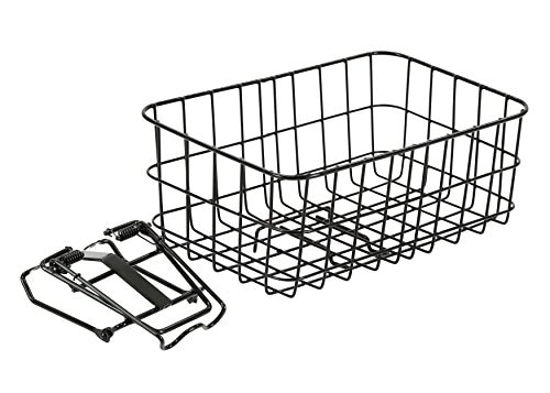 Vélo Line(ベロライン) 浅型フロントキャリア&脱着式バスケット(キャリア付) TRANS