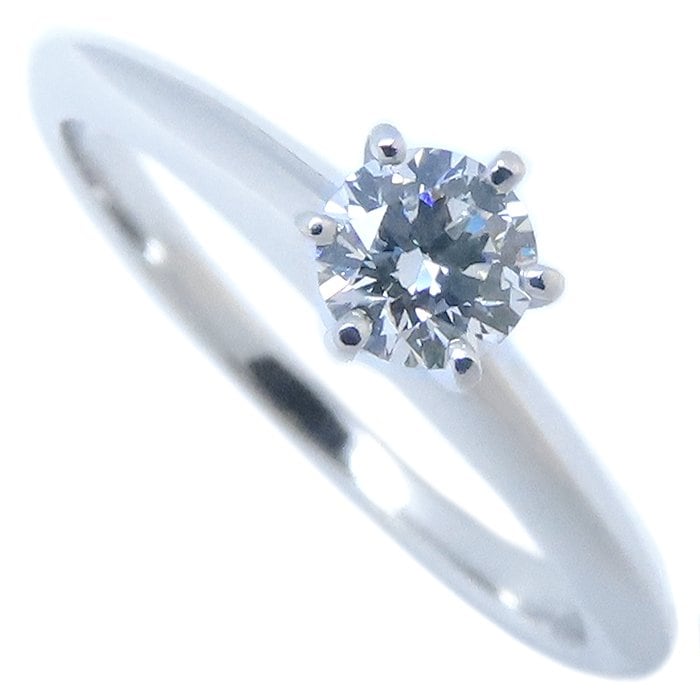 ソリティア リング ソリテール 一粒ダイヤモンド0.25ct I.VS1.3Excellent 11号 Pt950 レディース/294245【中古】