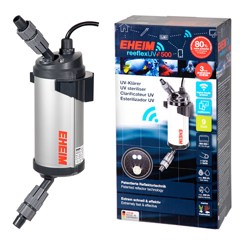 エーハイム　リーフレックス　ＵＶ＋ｅ　５００　殺菌灯　水槽　外部フィルター対応　ＣＲＣ10―35―72―10―10