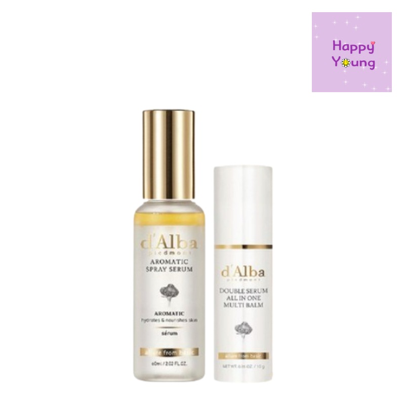 ホワイトトリュフファーストアロマティックスプレーセラム60ml+ダブルセラムオールインワンマルチバーム 10g 保湿/弾力/ハリ/栄養/ツヤ/シワ/くすみ/スティック