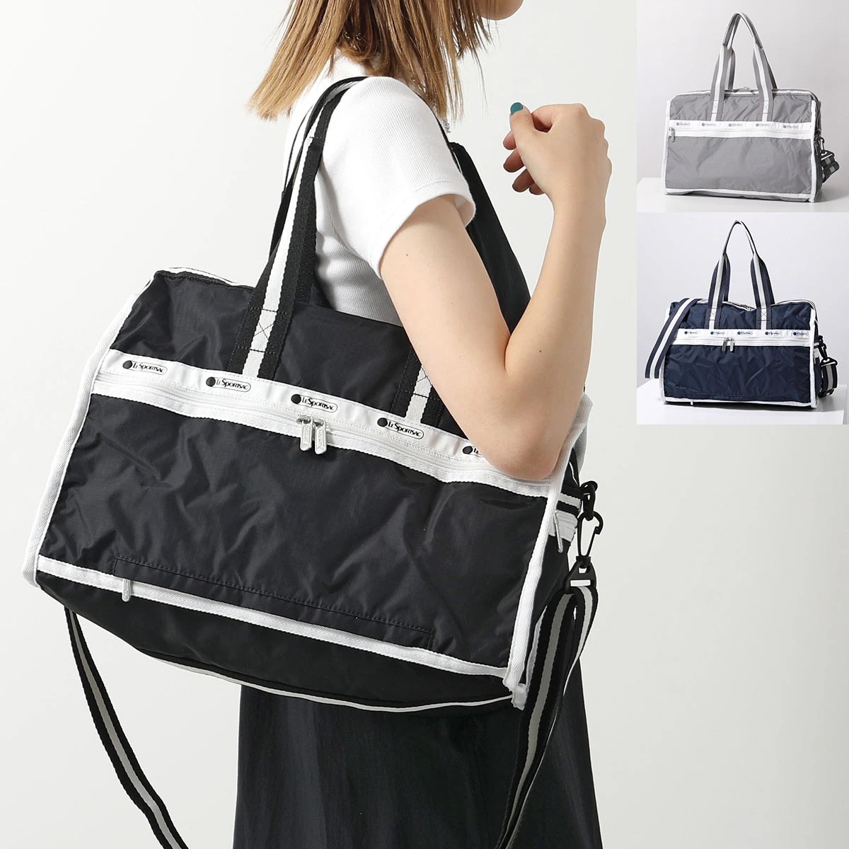 LeSportsac レスポートサック ボストンバッグ DELUXE MED WEEKENDER CLASSIC SPECTATOR 4318 レディース 鞄 カラー3色