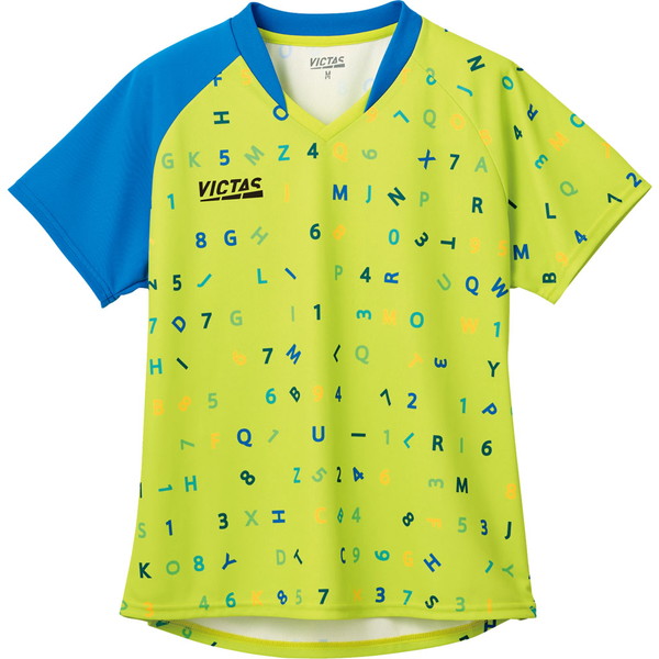 VICTAS ヴィクタス ポップフォント レディスゲームシャツ 卓球 ゲームシャツ・ 612303-4200 レディース