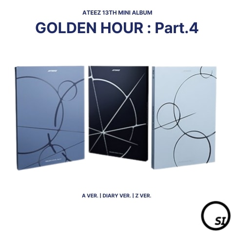 【ATEEZ】 - GOLDEN HOUR : Part.4 [3種 SET]