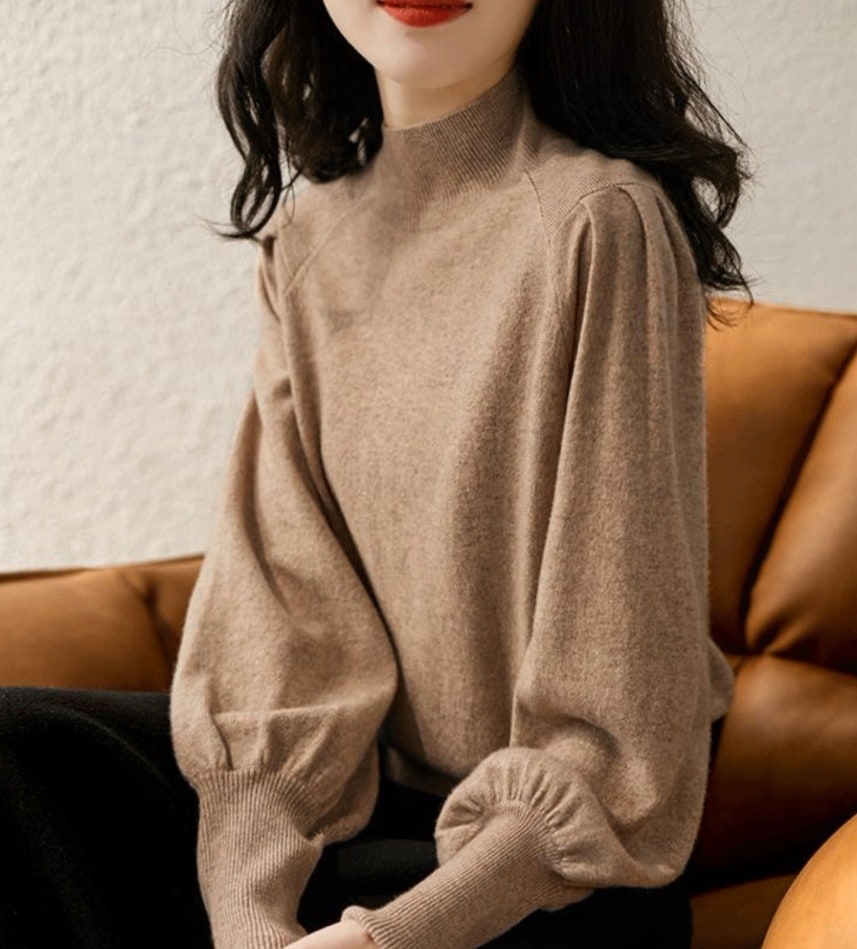 トップス ワンピース デート モテアイテム ニットソー セーター 長袖 タートルネック 可愛い きれいめ 上品 おしゃれ かっこいい 可愛い ラブリー キュート ガーリー クール モード系