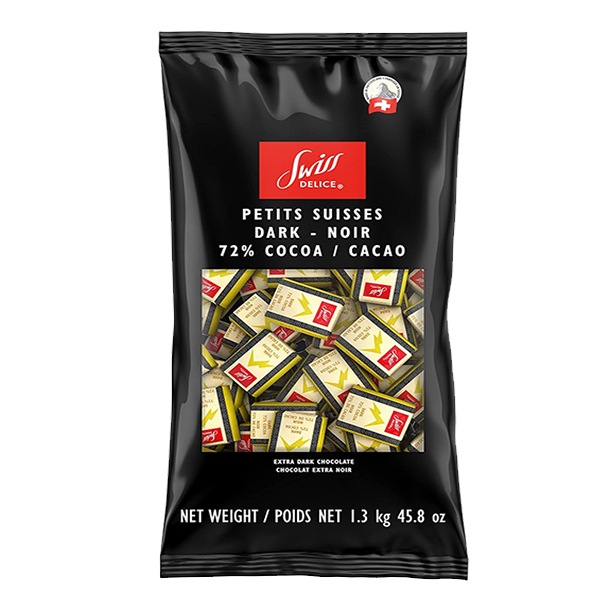 スイスデリス ダークチョコレート 1.3kg 　カカオ 72% 大容量チョコレート　お菓子　ダークチョコレート　コストコ