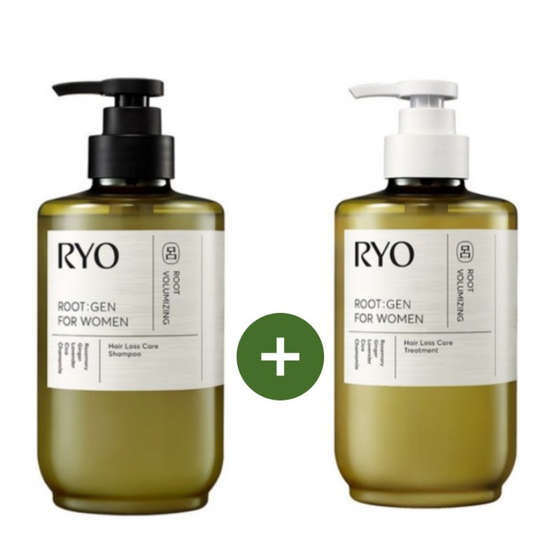 ルートゼン シャンプー 515ml + トリートメント353ml / ヘアのボリュームケア / 女性脱毛症の症状ケア / 韓国コスメ