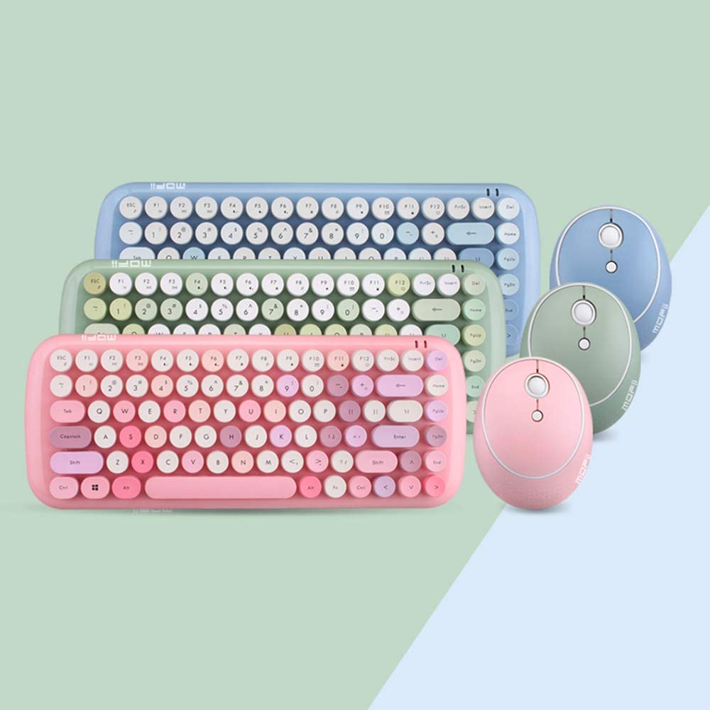 24G USB ワイヤレスキーボードとマウスセット 人間工学に基づいた快適な操作
