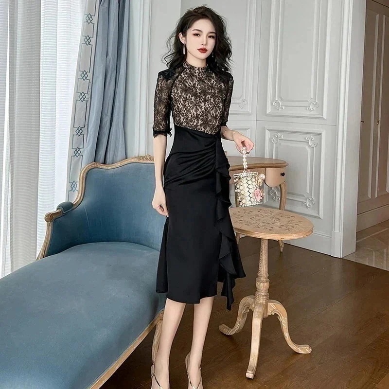 【急速出荷!】ワンピース フォーマル パーティードレス キャバドレス 着痩せ 大人 チャイナドレス 同窓会 披露宴 卒業式 結婚式 演奏会 ウェディング 成人式 正式 104 二次会 発表会 4,687円