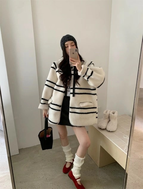 新発売カジュアル系 可愛い ふわふわ コート【大きいサイズ レディース ロング ジャケット アウター 上着 ハンガー ロング丈 春夏 coat】