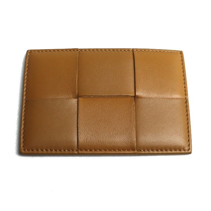 BOTTEGAVENETA ボッテガヴェネタ カセット クレジットケース カードケース ブラウン 651401 ユニセックス 中古