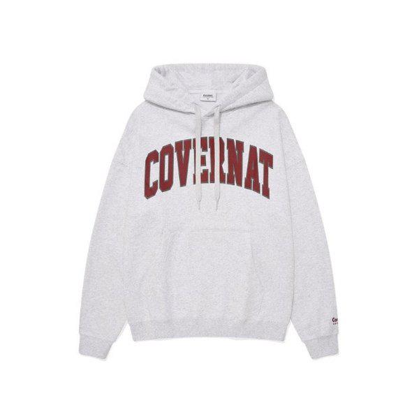 フード付きトレーナー CQK CO2403HD04-HG アーチロゴ ドロップフィット フーディー ヘザーグレー