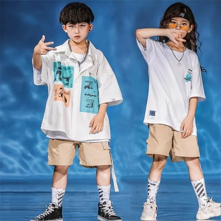ダンス 衣装 ヒップホップ キッズ ダンス 衣装 男女兼用 キッズダンス衣装 セットアップ 韓国 子供 ヒップホップ 衣装 パンツセット ダンストップス キッズ ヒッ