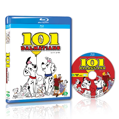 Blu-ray ディズニーアニメーション英語 日本 101匹わんちゃん 日本限定