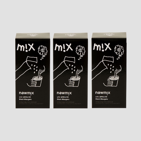 ブラックミスッカル 3box(30包) ノンコーヒー 韓国健康ドリンク 穀物ラテ 黒ごま 黒豆 朝食代替 栄養補給