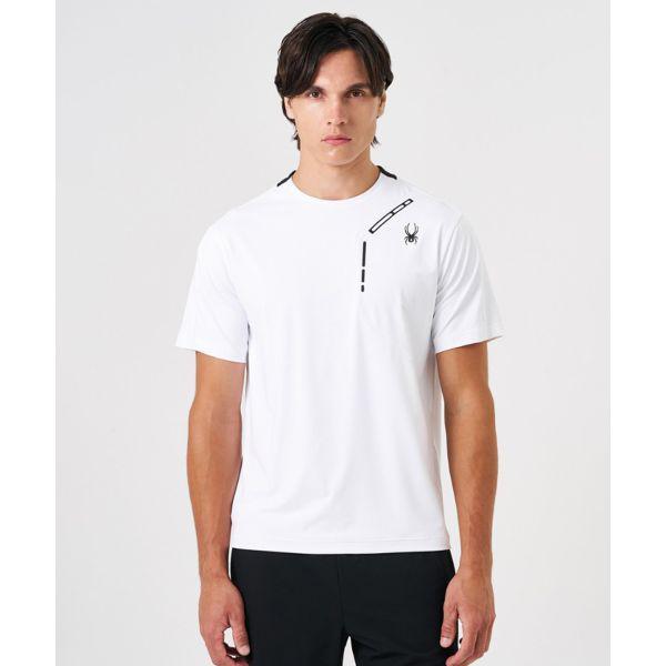 男性メッシュミックス トレーニング Tシャツ SPKMCNRS211MWHT 659872