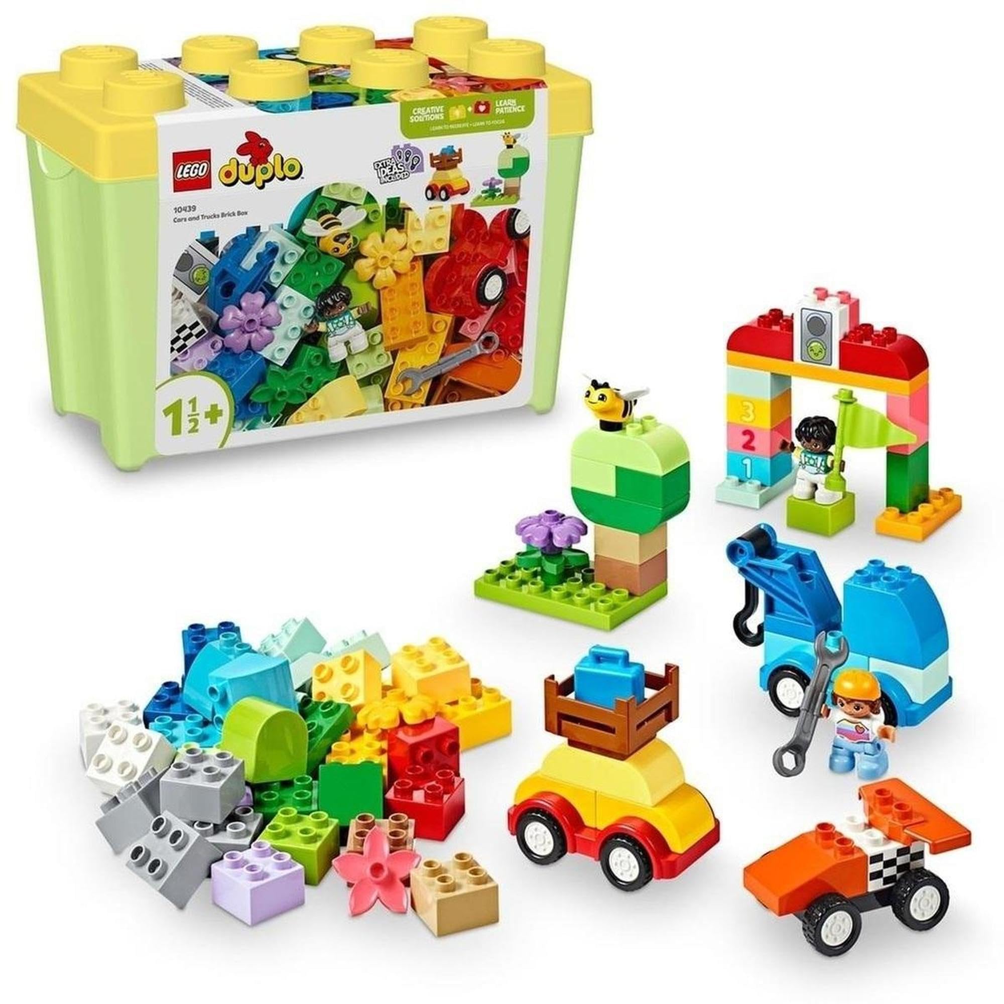 レゴ(LEGO) デュプロ デュプロのコンテナ デラックス くるまとトラック おもちゃ 玩具 プレゼント ブロック 幼児 赤ちゃん男の子 女の子 子供 1歳 2歳 3歳 乗り物 のりもの 10439