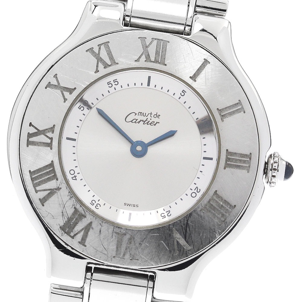 カルティエ CARTIER W10110T2 マスト21LM クォーツ ボーイズ 保証書付き_894737【中古】 79,750円