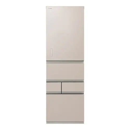 【無料長期保証】東芝 冷蔵庫 501L 右開き 5ドア 幅60cm たっぷりスリムタイプ 3段冷凍室 広々冷蔵室 ベジータ GR-Y500GTM ゴールド系