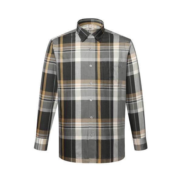 コットン混紡スーパービッグチェックレギュラー핏 グリーン__DKA2SHCL143E1