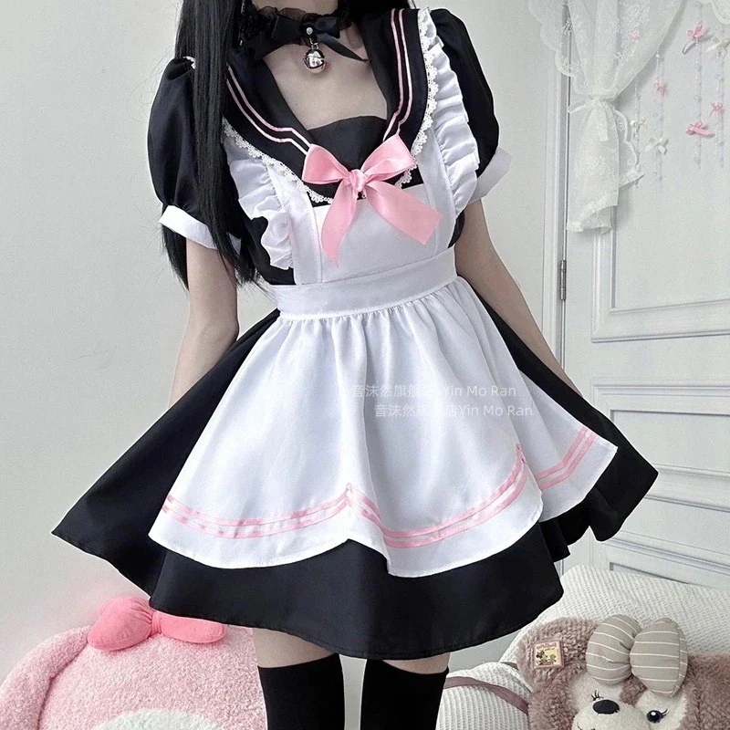 期間特恵正規品かわいい彼女 * 甘いワンピース にじげんアニメメイド服cos服セーラー服