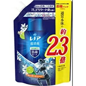 P&G レノア超消臭 抗菌ビーズ SPORTS クールリフレッシュ&シトラスの