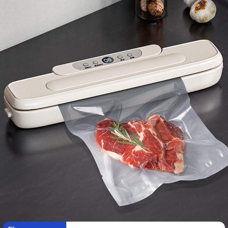 2025年新型真空シール機家庭用小型食品保存・シール機乾湿両用全自動真空シール