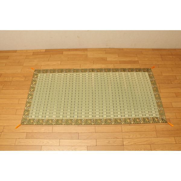 純国産/日本製 掛川織 い草御前（仏前）ござ 『松川』 約88x120cm