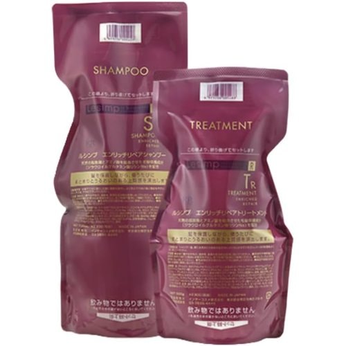 インターコスメ ルシンプ エンリッチリペア シャンプー 700ml ＆ トリートメント 500g 詰め替えセット