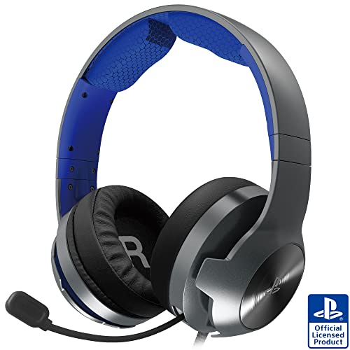 SONYライセンス商品 ゲーミングヘッドセット プロ for PlayStation5, PlayStation4, PC ブルーPS5対応