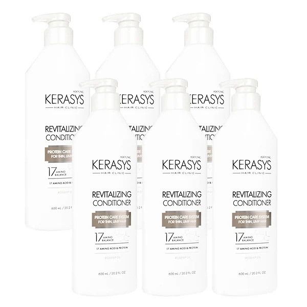 6本セット ケラシス リバイタライジングコンディショナー 600ml Kerasys Revitalizing Conditioner 海外発送 ヤマト国際便発送