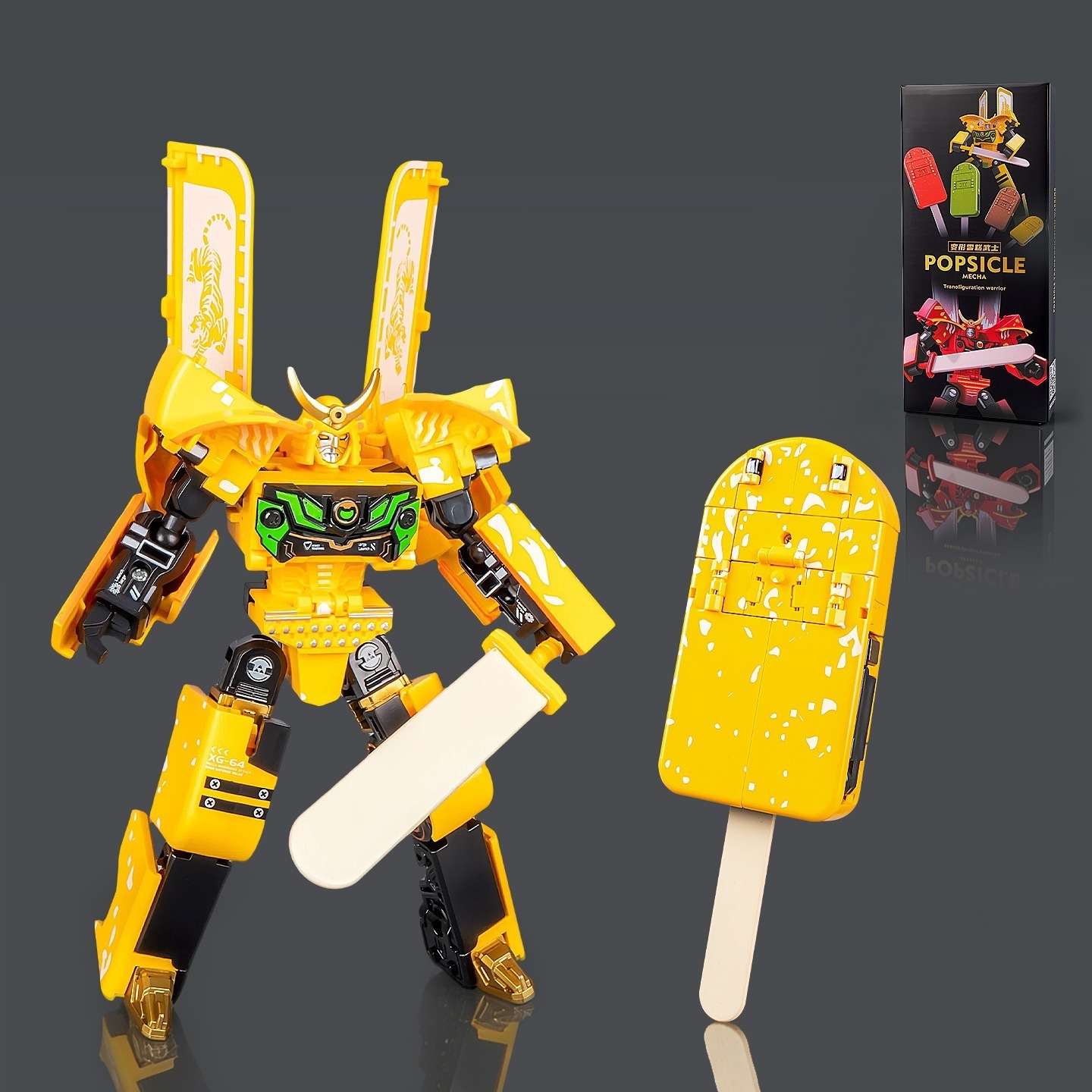 知育玩具缶入りソフトドリンク戦士アイスクリーム戦士メカ男の子向け変形ロボット