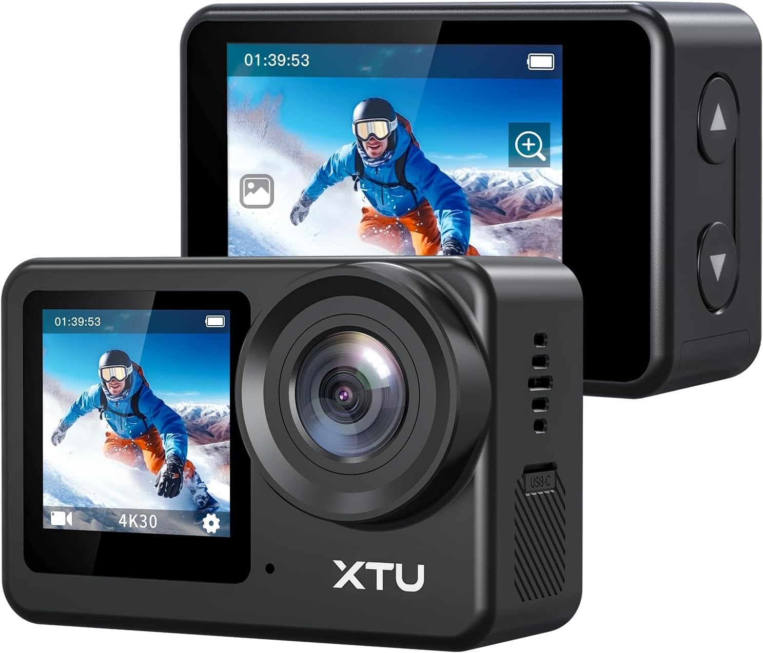 XTU S6 アクションカメラ 4K 20MP アクションカム 【Ambarella H22 CPU&SONY IMX386 センサー】SuperSmooth手ぶれ補正4.0 スポーツカメラ 外部マイ