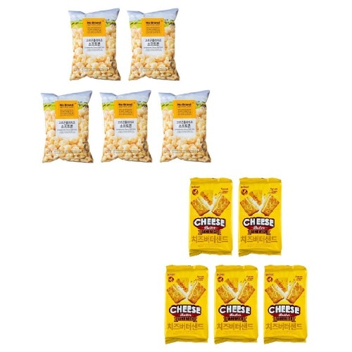 ノーブランドゴルゴンゾラチーズソフトコーン150g x 5個+チーズバターサンド190g x 5個学校事務所