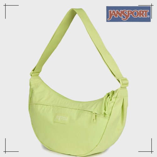 JANSPORT公式 ショルダーバッグ Unfazed Crossbody Large SOFT NYLON LIME CITRON