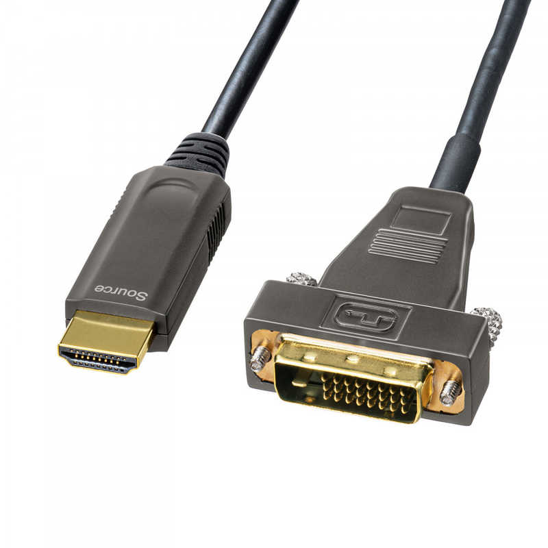 サンワサプライ　HDMI-DVI AOC（光ファイバ）ケーブル 10m　KMHD21FB100 16,471円
