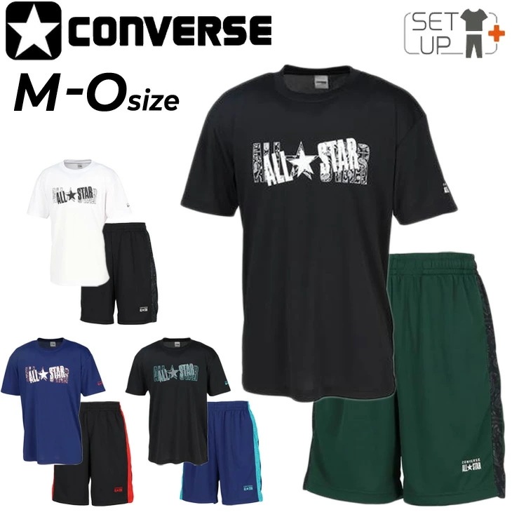 半袖Tシャツ ハーフパンツ メンズ プリントT プラクティスパンツ セットアップ バスケットボール スポーツウェア 吸汗速乾 半袖シャツ バスパン/CB251358-CB251858